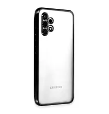 Newface Samsung Galaxy A32 Kılıf Razer Lensli Silikon - Siyah