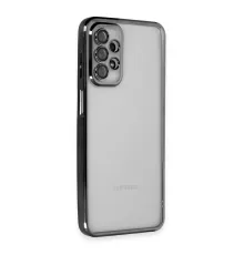Newface Samsung Galaxy A23 4G Kılıf Razer Lensli Silikon - Siyah