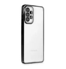 Newface Samsung Galaxy A33 5G Kılıf Razer Lensli Silikon - Siyah