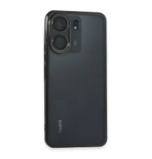 Newface Xiaomi Redmi 13C Kılıf Razer Lensli Silikon - Siyah