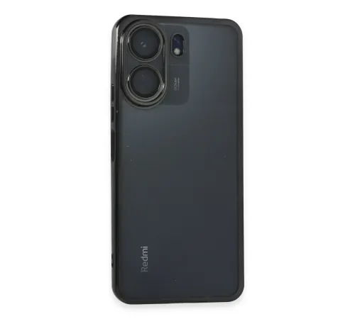 Newface Xiaomi Redmi 13C Kılıf Razer Lensli Silikon - Siyah Newface Xiaomi Redmi 13C Kılıf Razer Lensli Silikon - Siyah
