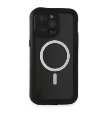 Newface iPhone 15 Pro Kılıf Red Pepper Magneticsafe Su Geçirmez Kılıf - Siyah-Gri