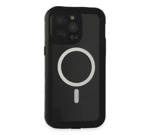 Newface iPhone 15 Pro Kılıf Red Pepper Magneticsafe Su Geçirmez Kılıf - Siyah-Gri Newface iPhone 15 Pro Kılıf Red Pepper Magneticsafe Su Geçirmez Kılıf - Siyah-Gri
