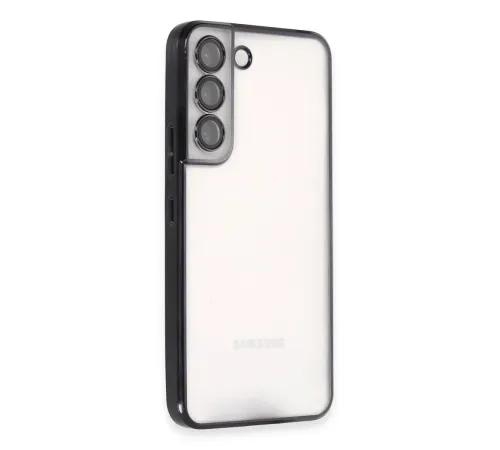 Newface Samsung Galaxy S22 Kılıf Razer Lensli Silikon - Siyah Newface Samsung Galaxy S22 Kılıf Razer Lensli Silikon - Siyah