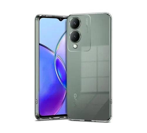 Newface Vivo Y17S Kılıf Lüx Şeffaf Silikon Newface Vivo Y17S Kılıf Lüx Şeffaf Silikon