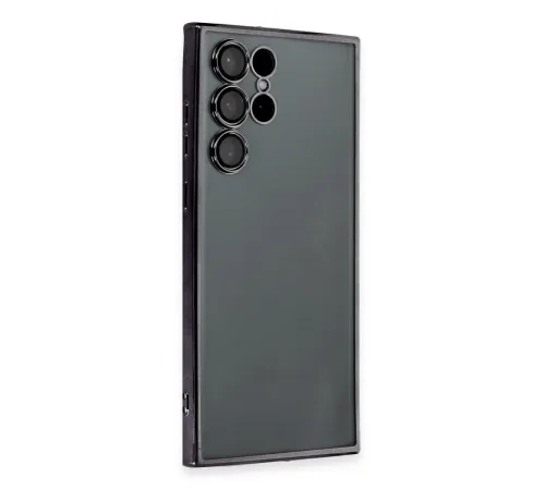 Newface Samsung Galaxy S22 Ultra Kılıf Razer Lensli Silikon - Siyah Newface Samsung Galaxy S22 Ultra Kılıf Razer Lensli Silikon - Siyah