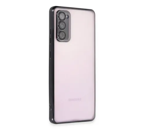 Newface Samsung Galaxy S20 FE Kılıf Razer Lensli Silikon - Siyah