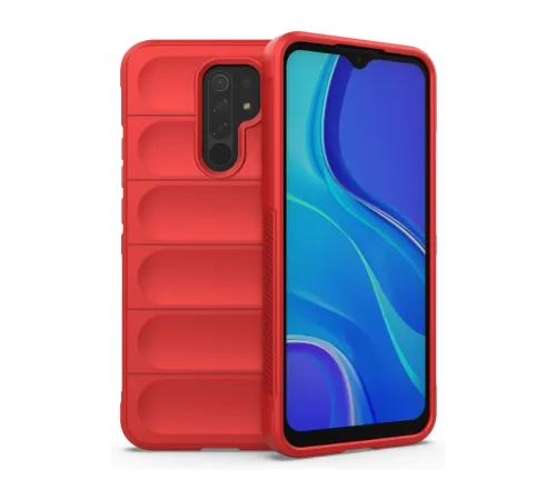 Newface Xiaomi Redmi 9 Kılıf Optimum Silikon - Kırmızı