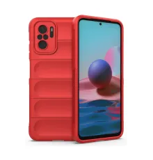 Newface Xiaomi Redmi Note 10 Kılıf Optimum Silikon - Kırmızı