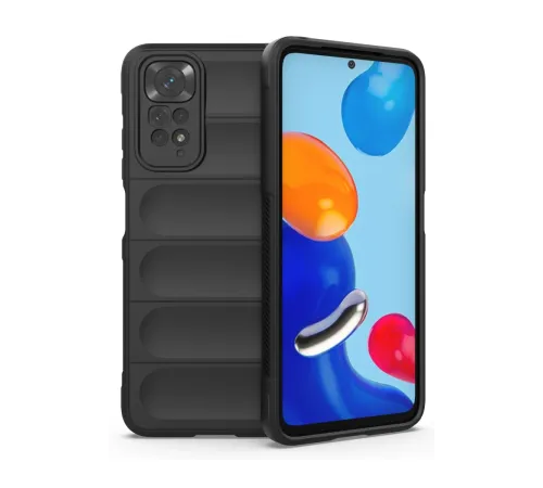 Newface Xiaomi Redmi Note 11 Kılıf Optimum Silikon - Siyah
