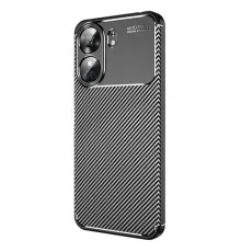 Newface Xiaomi Redmi 13C Kılıf Auto Focus Karbon Kapak - Siyah