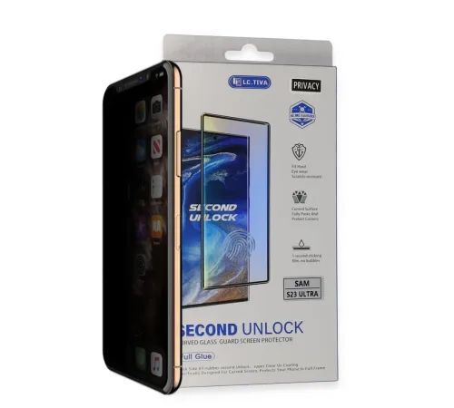 Newface Samsung Galaxy S23 Ultra Durable Full Glue Curved Hayalet Cam Newface Samsung Galaxy S23 Ultra Durable Full Glue Curved Hayalet Cam
