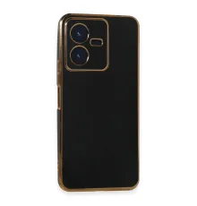 Newface Vivo Y22 2022 Kılıf Volet Silikon - Siyah