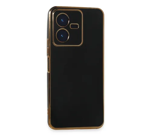 Newface Vivo Y22 2022 Kılıf Volet Silikon - Siyah Newface Vivo Y22 2022 Kılıf Volet Silikon - Siyah