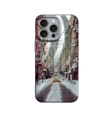 Newface iPhone 15 Pro Max Kılıf Crew Desenli Kapak - Galata Kulesi