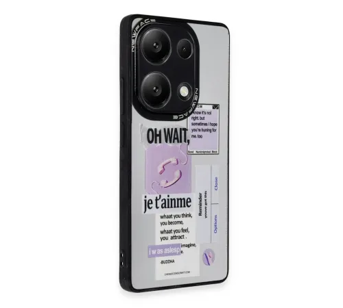 Newface Xiaomi Redmi Note 13 Pro 4G Kılıf Mirror Desenli Kapak - Mirror - 4 Newface Xiaomi Redmi Note 13 Pro 4G Kılıf Mirror Desenli Kapak - Mirror - 4