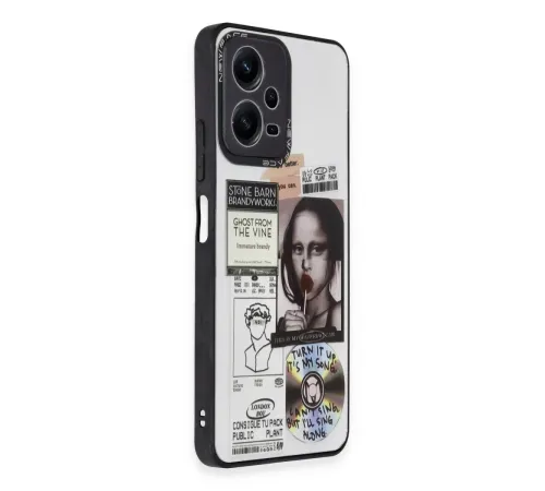 Newface Xiaomi Redmi Note 12 5G Kılıf Mirror Desenli Kapak - Mirror - 2