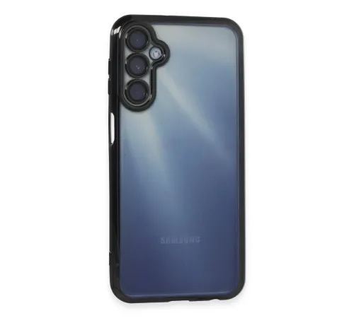 Newface Samsung Galaxy A25 5G Kılıf Razer Lensli Silikon - Siyah