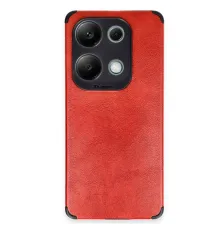 Newface Xiaomi Redmi Note 13 Pro 4G Kılıf Loop Deri Silikon - Kırmızı