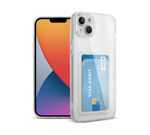 Newface iPhone 15 Kılıf Kart Şeffaf Silikon - Şeffaf Newface iPhone 15 Kılıf Kart Şeffaf Silikon - Şeffaf