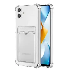 Newface Samsung Galaxy A05 Kılıf Kart Şeffaf Silikon - Şeffaf