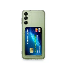 Newface Samsung Galaxy A15 4G Kılıf Kart Şeffaf Silikon - Şeffaf