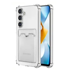 Newface Samsung Galaxy S24 Kılıf Kart Şeffaf Silikon - Şeffaf