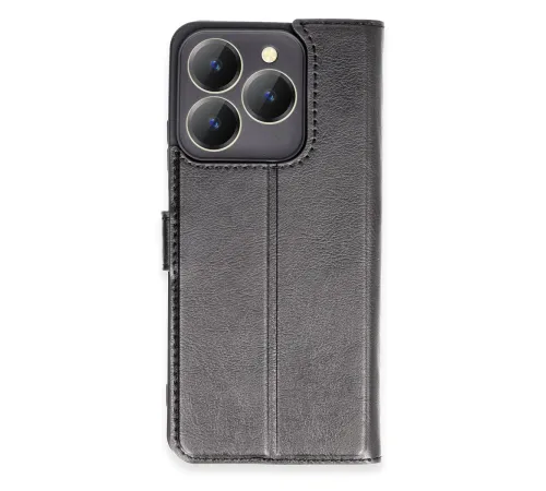 Newface Realme C63 Kılıf Trend S Plus Kapaklı Kılıf - Siyah Newface Realme C63 Kılıf Trend S Plus Kapaklı Kılıf - Siyah