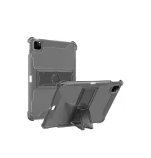 Newface iPad 2022 10.9 (10.nesil) Kılıf Anti Şeffaf Standlı Tablet Silikon - Siyah