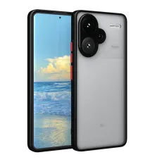 Newface Xiaomi Redmi Note 13 Pro Plus Kılıf Montreal Silikon Kapak - Siyah