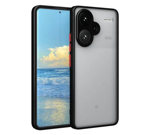 Newface Xiaomi Redmi Note 13 Pro Plus Kılıf Montreal Silikon Kapak - Siyah Newface Xiaomi Redmi Note 13 Pro Plus Kılıf Montreal Silikon Kapak - Siyah