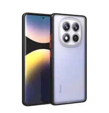 Newface Xiaomi Redmi Note 14 Pro Plus Kılıf Montreal Silikon Kapak - Siyah