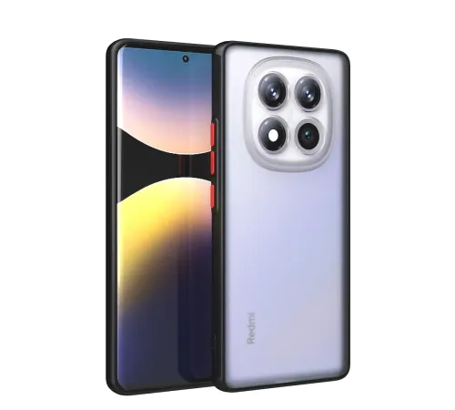 Newface Xiaomi Redmi Note 14 Pro Plus Kılıf Montreal Silikon Kapak - Siyah Newface Xiaomi Redmi Note 14 Pro Plus Kılıf Montreal Silikon Kapak - Siyah