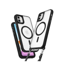 Newface iPhone 11 Kılıf Enka Magsafe Silikon Kılıf - Siyah