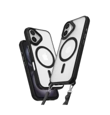 Newface iPhone 16 Kılıf Enka Magsafe Silikon Kılıf - Siyah
