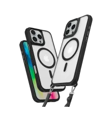 Newface iPhone 16 Pro Kılıf Enka Magsafe Silikon Kılıf - Siyah