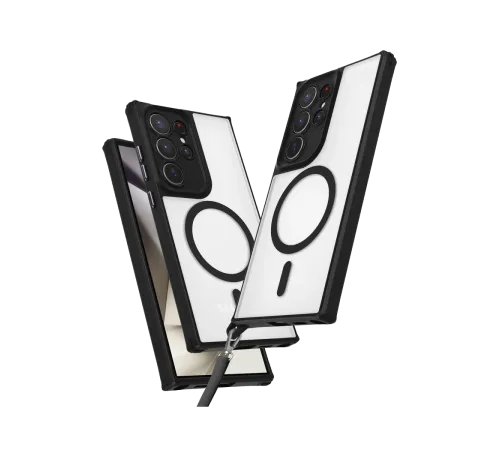 Newface Samsung Galaxy S24 Ultra Kılıf Enka Magsafe Silikon Kılıf - Siyah Newface Samsung Galaxy S24 Ultra Kılıf Enka Magsafe Silikon Kılıf - Siyah