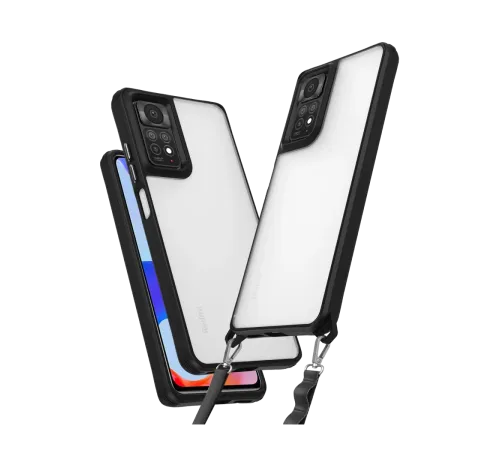 Newface Xiaomi Redmi Note 11 Pro Kılıf Penta Silikon Kılıf - Siyah
