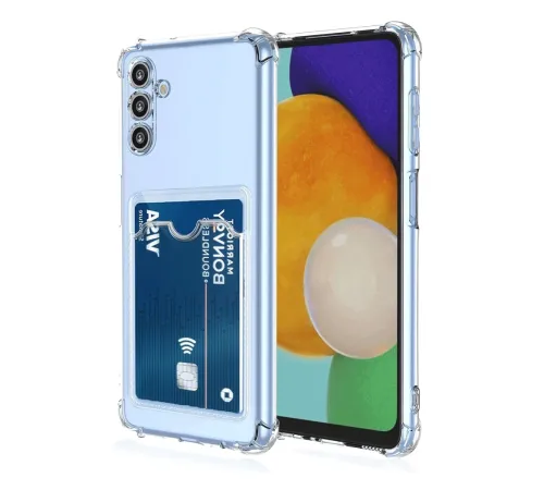 Newface Samsung Galaxy A26 Kılıf Kart Şeffaf Silikon - Şeffaf