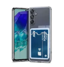 Newface Samsung Galaxy A36 Kılıf Kart Şeffaf Silikon - Şeffaf