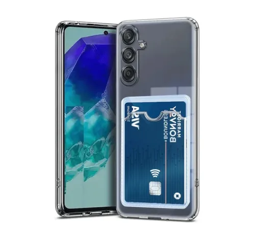 Newface Samsung Galaxy A36 Kılıf Kart Şeffaf Silikon - Şeffaf Newface Samsung Galaxy A36 Kılıf Kart Şeffaf Silikon - Şeffaf