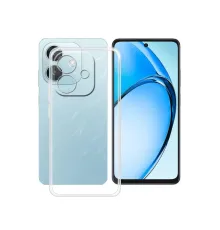 Newface Oppo A3 Kılıf Lüx Şeffaf Silikon