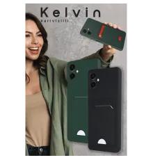 Newface Samsung Galaxy A16 5G Kılıf Kelvin Kartvizitli Silikon - Siyah