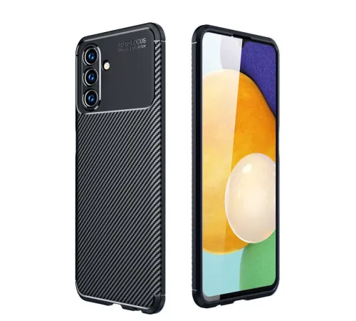 Newface Samsung Galaxy A26 Kılıf Auto Focus Karbon Kapak - Siyah