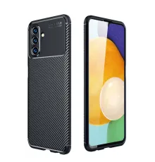 Newface Samsung Galaxy A56 Kılıf Auto Focus Karbon Kapak - Siyah