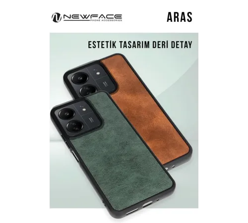 Newface Samsung Galaxy A26 Kılıf Aras Deri Kapak - Siyah Newface Samsung Galaxy A26 Kılıf Aras Deri Kapak - Siyah