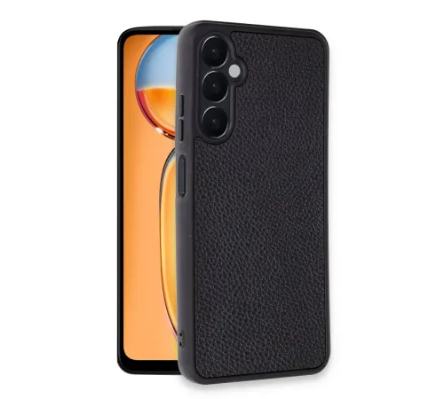 Newface Samsung Galaxy A56 Kılıf Aras Deri Kapak - Siyah Newface Samsung Galaxy A56 Kılıf Aras Deri Kapak - Siyah