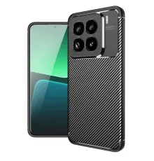 Newface Xiaomi Mi 15 Pro Kılıf Auto Focus Karbon Kapak - Siyah