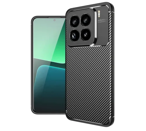 Newface Xiaomi Mi 15 Pro Kılıf Auto Focus Karbon Kapak - Siyah Newface Xiaomi Mi 15 Pro Kılıf Auto Focus Karbon Kapak - Siyah