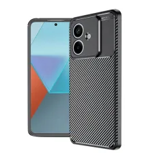 Newface Oppo A3 Kılıf Auto Focus Karbon Kapak - Siyah